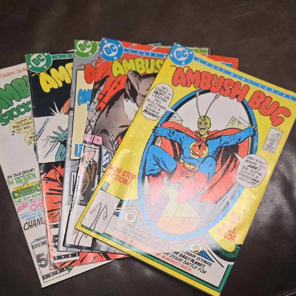 Vintage DC Ambush Bug Comic Bundle
